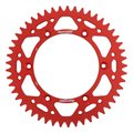 Supersprox Red Aluminum Sprocket For Beta RR 4T 450 2005-2012, RR 4T 498 RAL-1512-49-RED